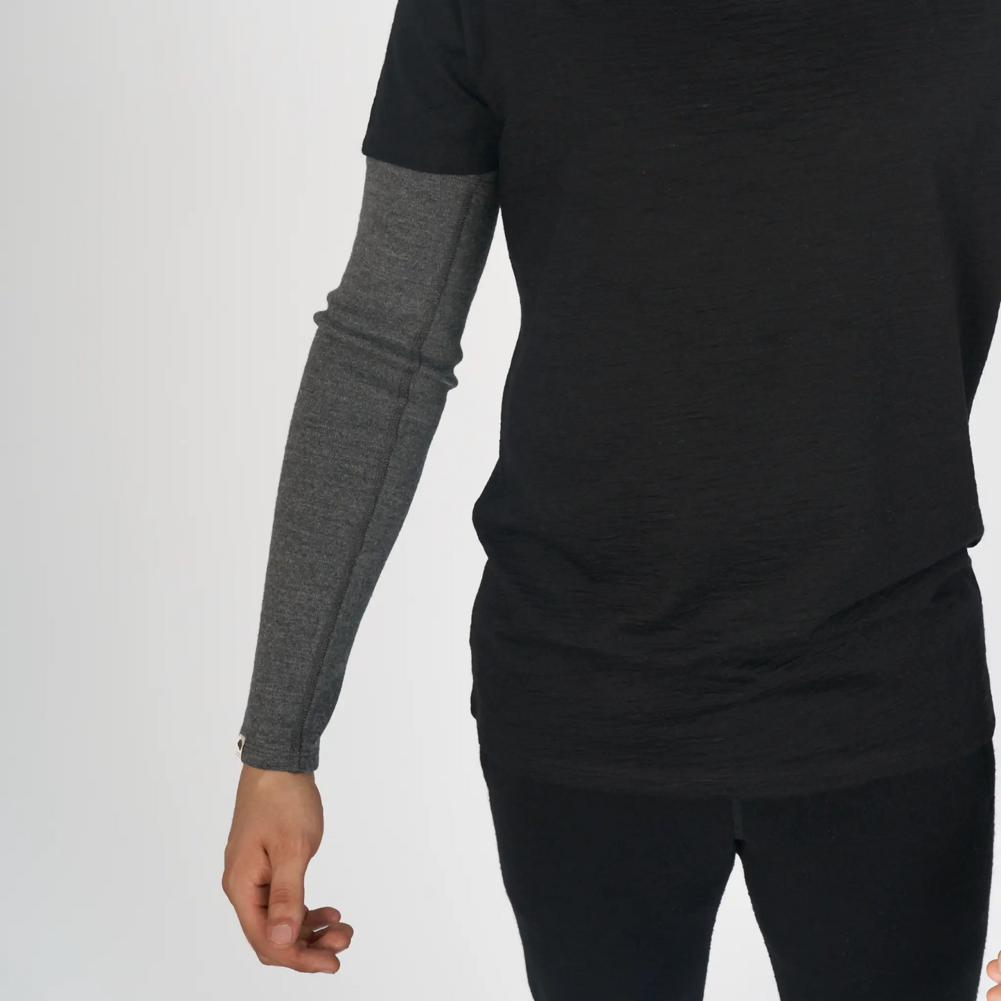 mens all natural sleeve lightweight color gray