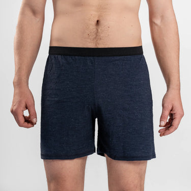 mens hypoallergenic relax boxer color navy blue