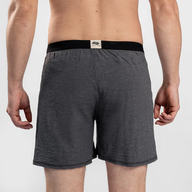 mens smooth pima cotton relax boxer color gray