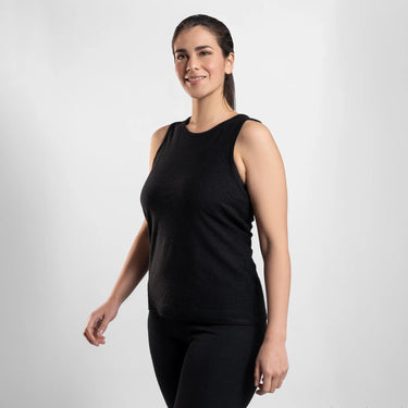 womens comfortable fit running tank top ultralight color black