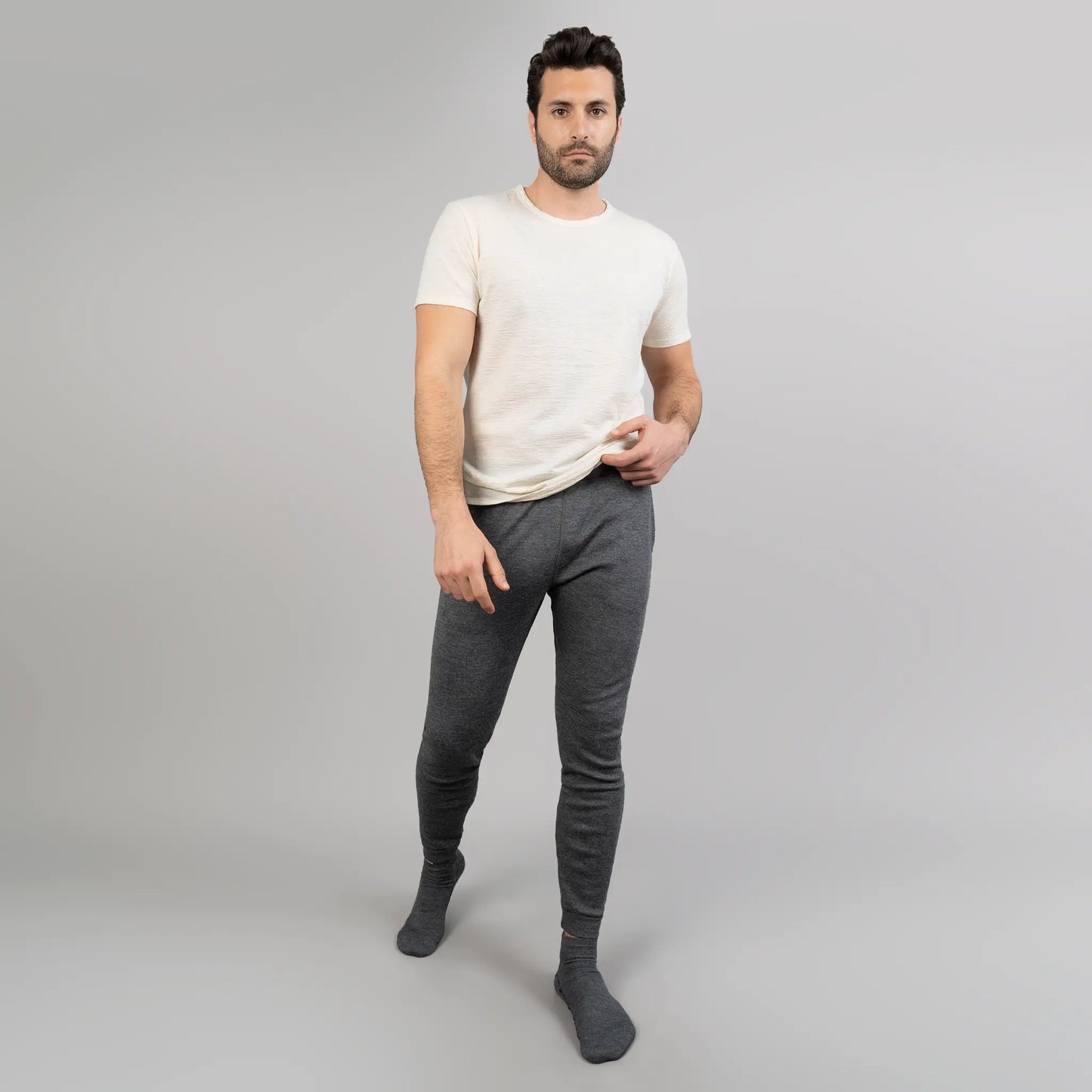 mens all natural sweatpants midweight color gray